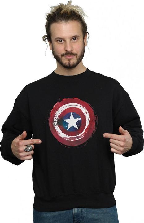 Produktbild Captain America Splatter Shield Sweatshirt (XL)
