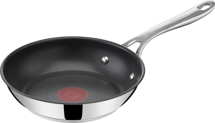 Tefal Jamie Oliver Cook en direct sur (28 cm, Poêle à frire, Acier inoxydable)