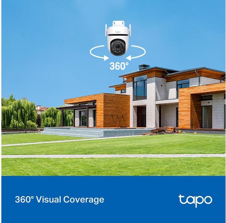 Produktbild TP-Link Tapo C520WS 4MP 360° Outdoor Kamera MicroSD (2560 x 1440 Pixels)