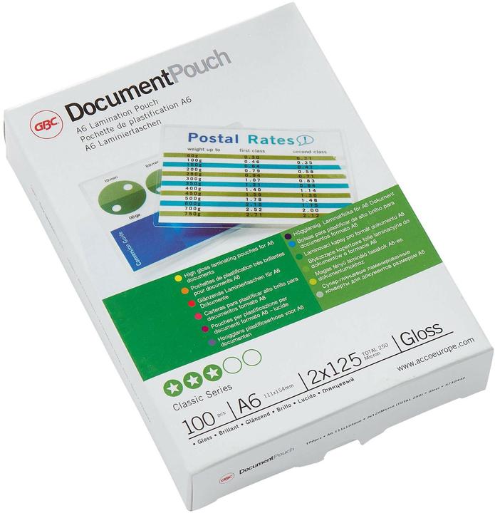 GBC Feuille de plastification