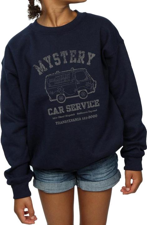 Actual product image Scooby Doo Girls Mystery Car Service Sweatshirt (128)