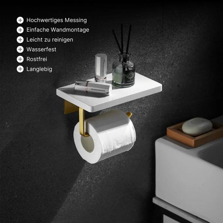Image du produit Hermex Porte-rouleau de toilette Porte-rouleau de toilette Porte-rouleau de toilette Aspect marbré