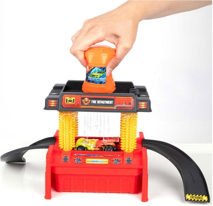 Productafbeelding Toi-Toys Turbo Racers autowasstraat met van kleur veranderende auto