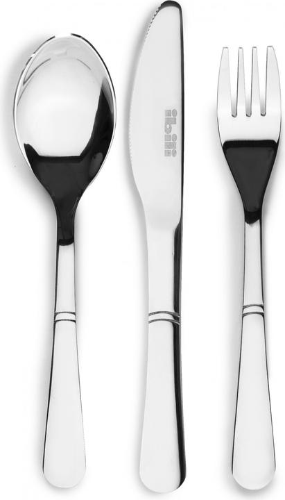 Immagine prodotto Ibili Set di posate con custodia Set di posate pratiche da viaggio in acciaio inox con custodia