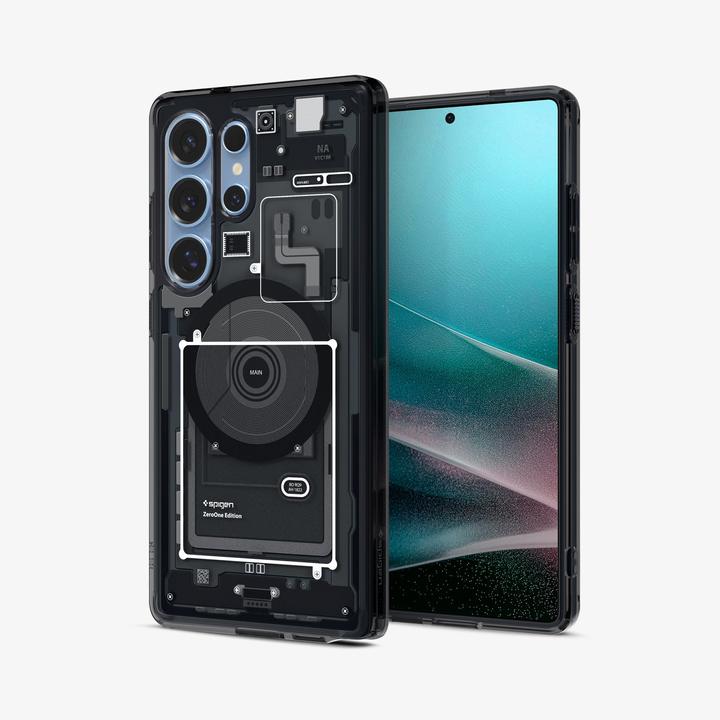 Image du produit Spigen Ultra Hybrid Mag Hülle für Samsung Galaxy S25 Ultra Zero One – Schwarz (Samsung Galaxy S25 Ultra)