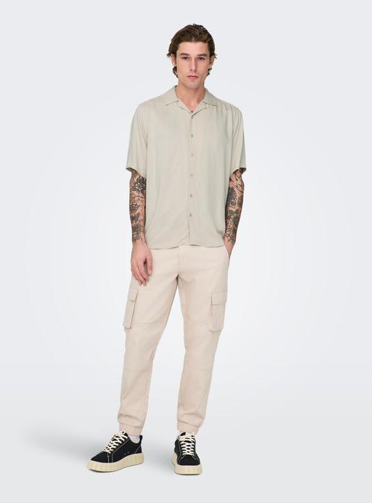 Image du produit Only & Sons Chemise unie à manches courtes (M)