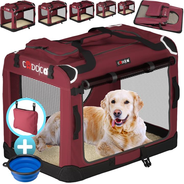 Immagine prodotto Cadoca Trasportino per Animali S/M/L/XL/XXL (Cane, Pieghevole, Lavabile)