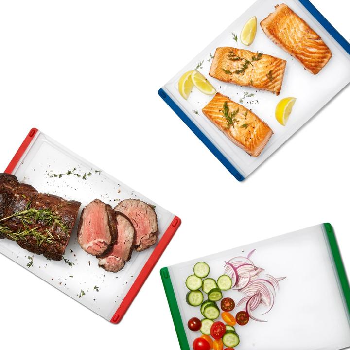 Actual product image OXO 3-Piece Chopping Board Set For Everyday Use