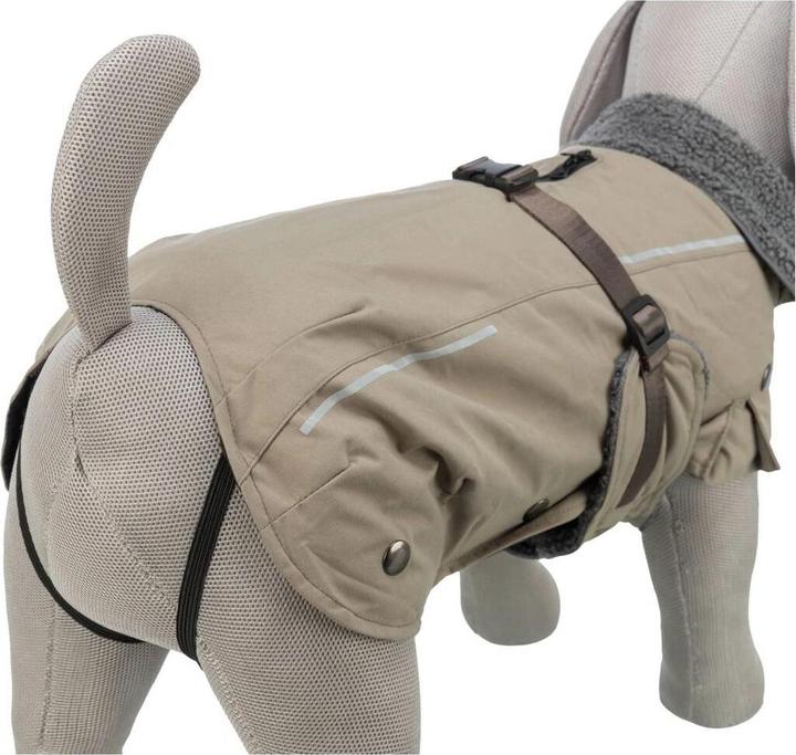 Actual product image Trixie Rouen S coat, 40 cm, beige (S, Dog coat)