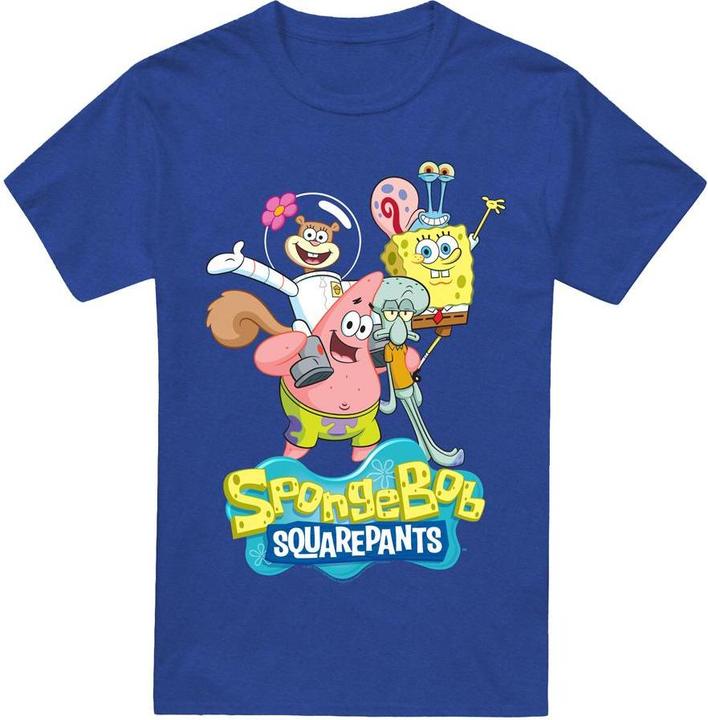 Immagine prodotto Spongebob Squarepants Maglietta Foto di gruppo Adulto Unisex (XXL)