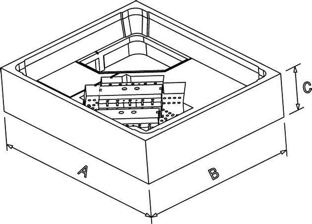 Produktbild Duravit Wannenträger D-CODE für 720164, 1600x750mm (160 cm, 157 cm)