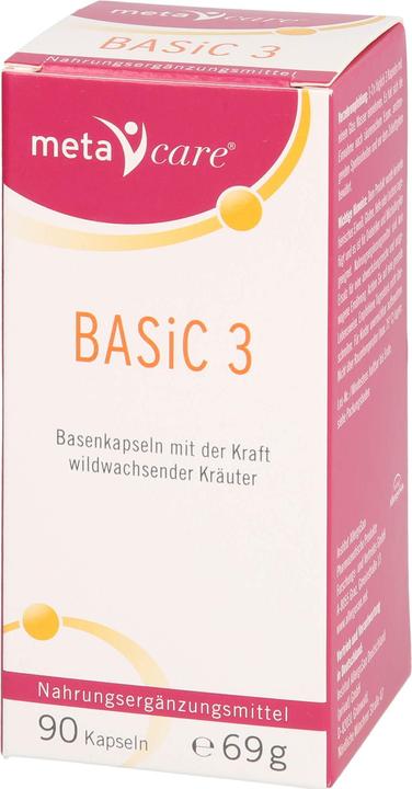 Produktbild Meta Care Basic 3 Kapsel (90 Stück, Kapseln, 110 g)