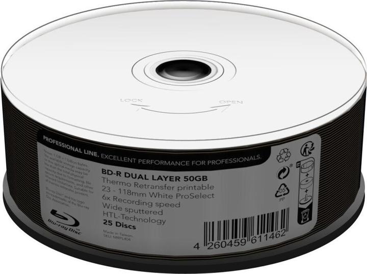 Actual product image MediaRange BD-R DL, 6x, 25 pack (25 x)