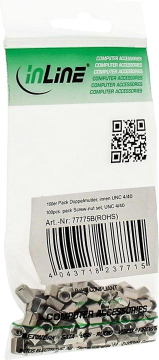 Actual product image InLine Pack of 10 double nut