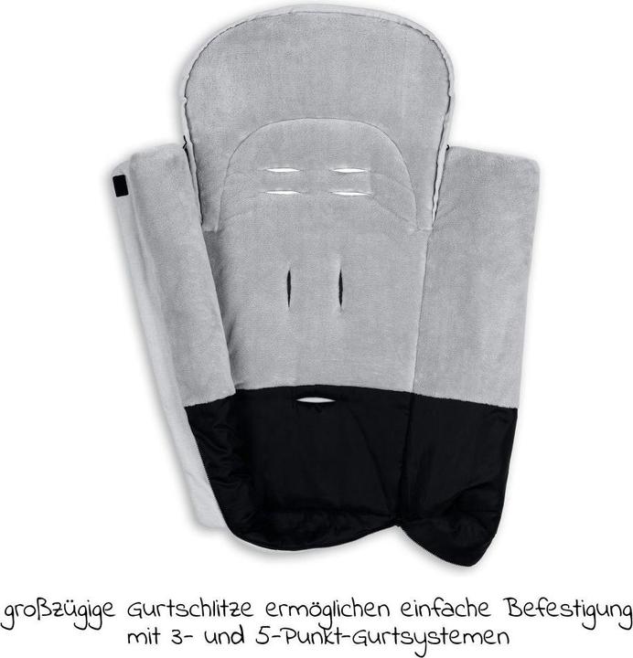 Actual product image Hauck Pushchair Footmuff Winter Grey
