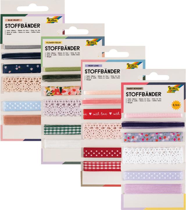 Produktbild Folia Stoffbänder Mix