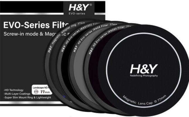 Image du produit H&Y HD EVO ND Paysage Kit de filtres 77mm (Filtre dégradé gris)