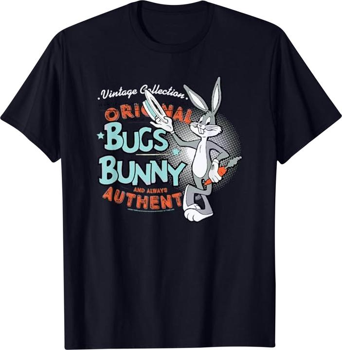 Immagine prodotto Looney Tunes Maglietta in cotone vintage Bugs Bunny (L)