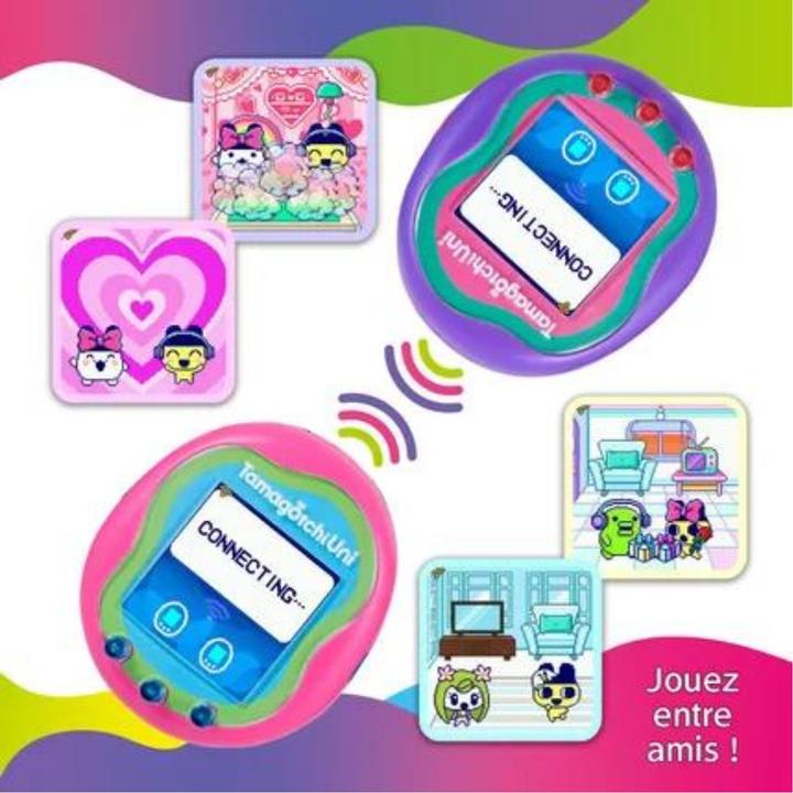 Immagine prodotto Bandai Tamagotchi Uni Rosa (Spagnolo, Tedesco, Multilingue, Italiano, Portoghese, Giapponese, Inglese, Francese)