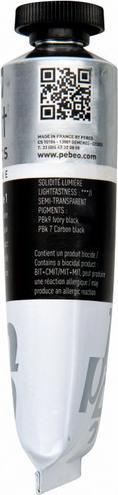 Productafbeelding Pebeo Artist Acrylics Extra Fijne Acrylverf (Ivoor zwart, 37 ml)