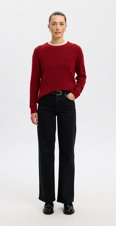 Produktbild Selected Femme Slflulu Ls Knit O-Neck Noos (XL)