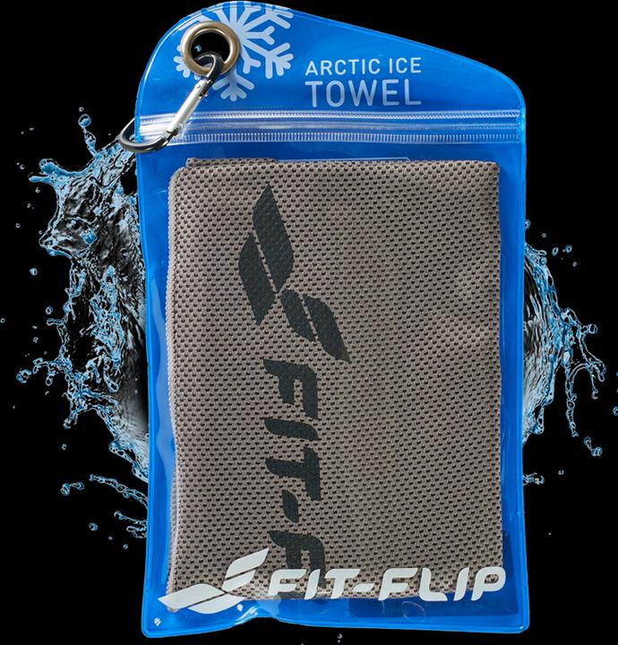 Image du produit Fit-Flip Airflip Towel Kühlhandtuch Mikrofaser mit Tasche 100x30cm (100 x 30 cm)