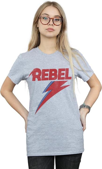 Produktbild David Bowie Distressed Rebel TShirt (XL)