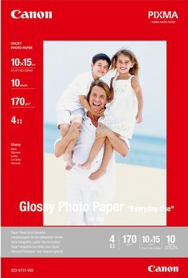 Produktbild Canon Glossy Photo (170 g/m², 10 x 15 cm, 10 x)