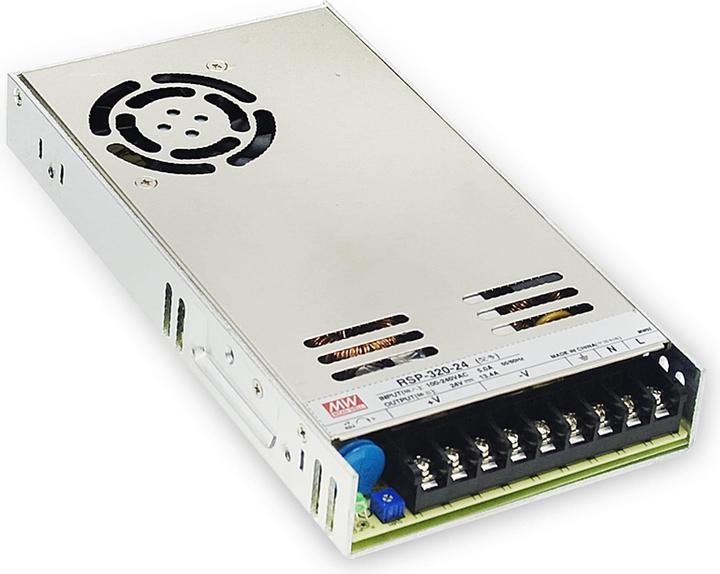 Actual product image MeanWell AC/DC power supply module closed (320 W)