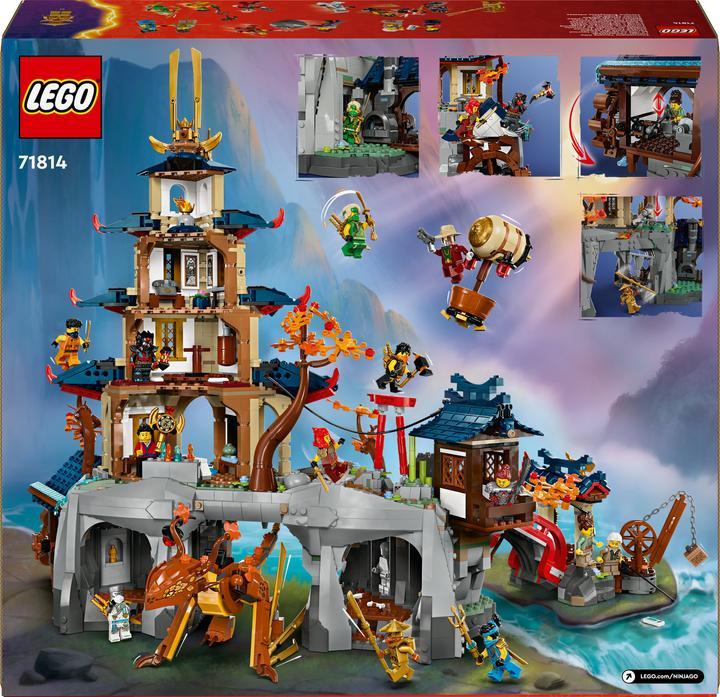 Actual product image LEGO Tournament temple city (71814, LEGO Ninjago, LEGO Rare Sets)