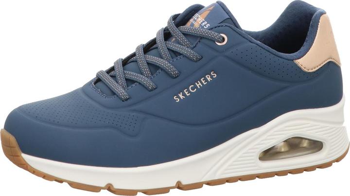Image du produit Skechers Chaussures à lacets pour femmes Sportives Semelle en caoutchouc bleu (37)