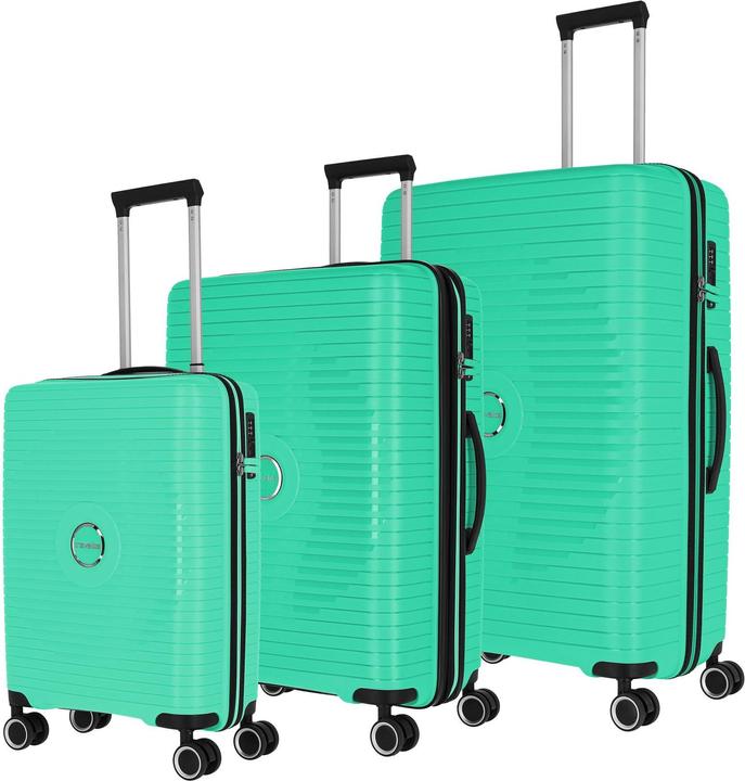 Image du produit Travelite Orbita Ensemble de valises à 4 roulettes 3 pièces avec soufflet extensible (208 l, XL (à partir de 115l))