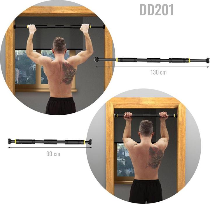 Actual product image HMS DD201 DOOR-GYM-BAR 90-130 CM PREMIUM