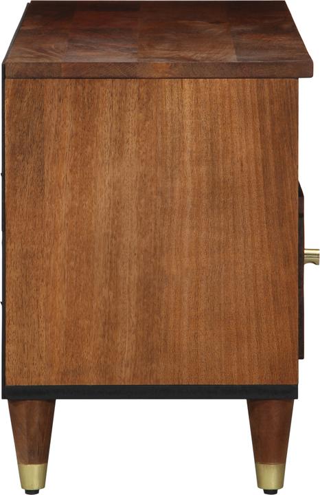 Image du produit VidaXL Meuble TV 100x33x46 cm en bois de manguier massif (100 x 33 x 46 cm)
