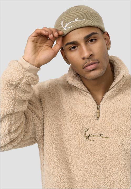 Actual product image Karl Kani KA221-004-1 Signature Fisherman Beanie military green - 17396 (One size)