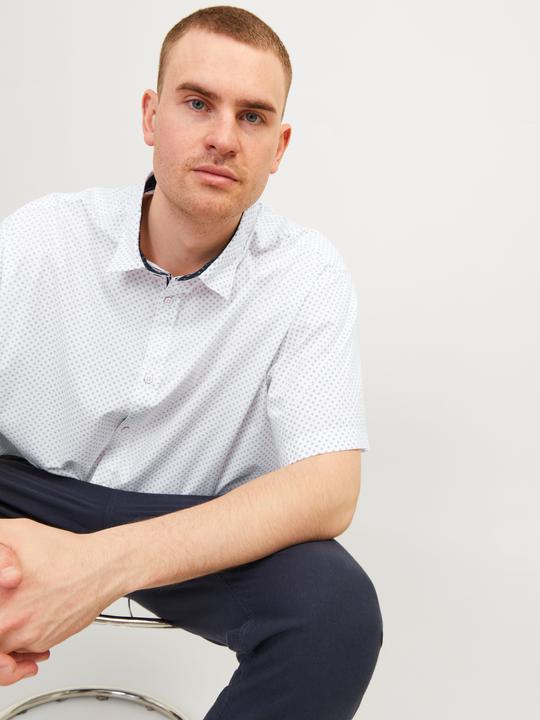 Image du produit Jack & Jones Jjplain Ditsy Detail Shirt Ss Pls (6XL)