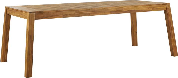 Immagine prodotto Beliani Set di mobili da giardino in legno di acacia marrone chiaro 6 posti 3 pezzi LIVORNO (225 cm)