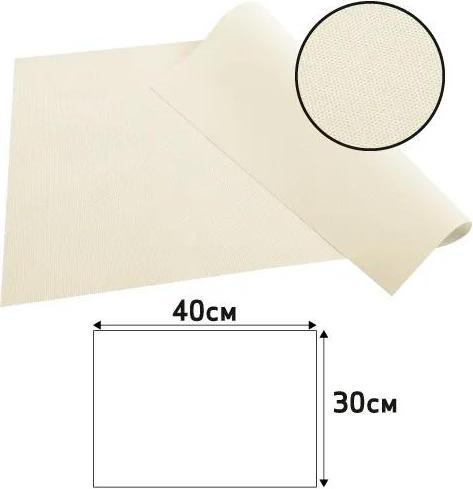 Actual product image PROnappe Spunbond disposable placemat, 400 x 300 mm, ivory (100 x, 30 x 40 cm)