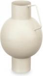 Actual product image Giftdecor convex steel vase cream pastel (1 x)