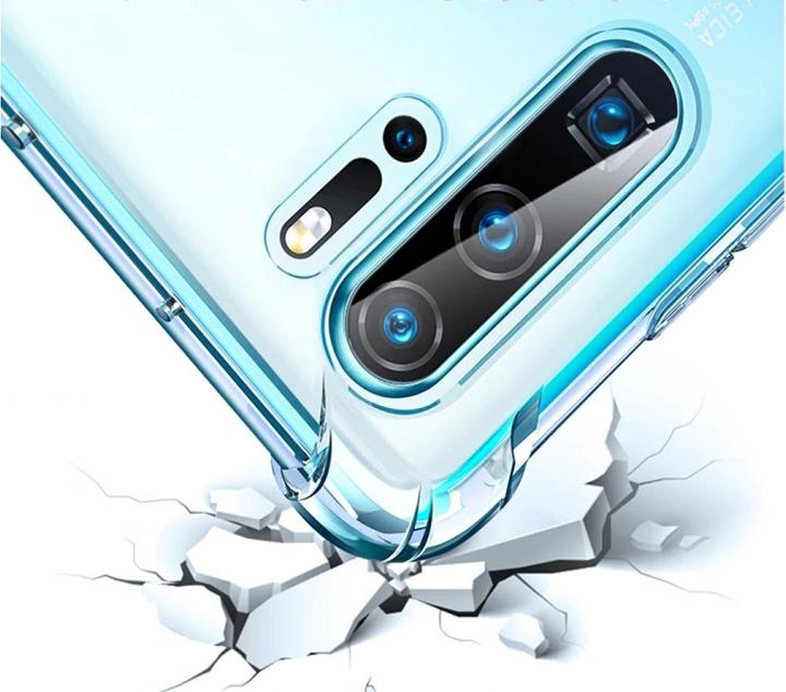 Actual product image Screenguard Huawei P30 Pro Cover Crystal Soft Airbag Bumper (Huawei P30 Pro)