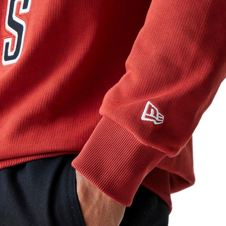 Produktbild New Era Oversize NBA Pullover - FLORAL Chicago Bulls rot S (S)
