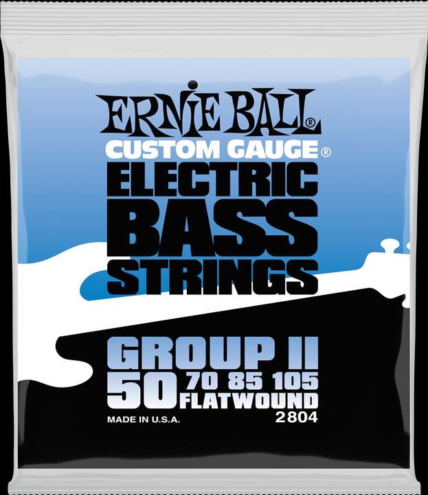 Actual product image Ernie Ball Flatwound Group II (4 x, Electric bass, 0.11")