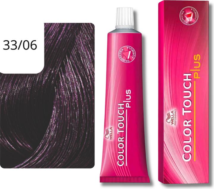 Actual product image Wella Color Touch Plus (33/06 dark brown intensive natural)