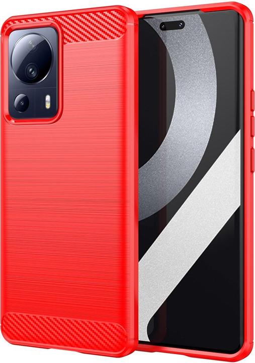 Produktbild König Design Hülle Handy Schutz für Google Motorola Samsung Xiaomi Case Cover Carbon Optik (Xiaomi 13 Lite)