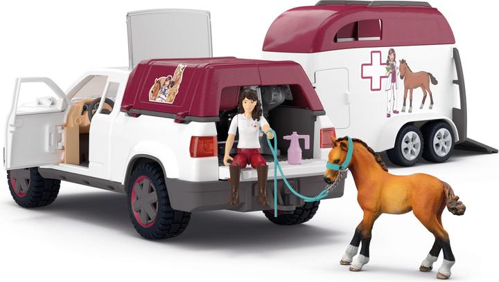 Image du produit Schleich Mobile Tierärztin mit Anhänger