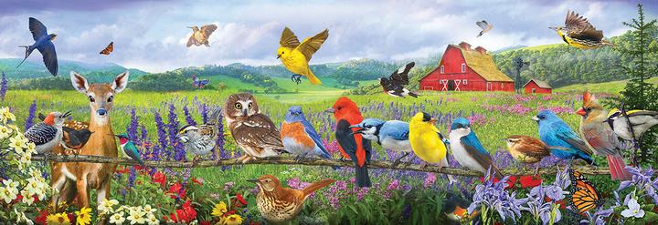 Actual product image Sunsout Puzzle 500 pieces XXL Pieces - Eastern Birds (500 pieces)
