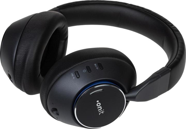Produktbild Onit Wireless Over-Ear-Kopfhörer Premium Schwarz (ANC, 25 h, Kabellos)