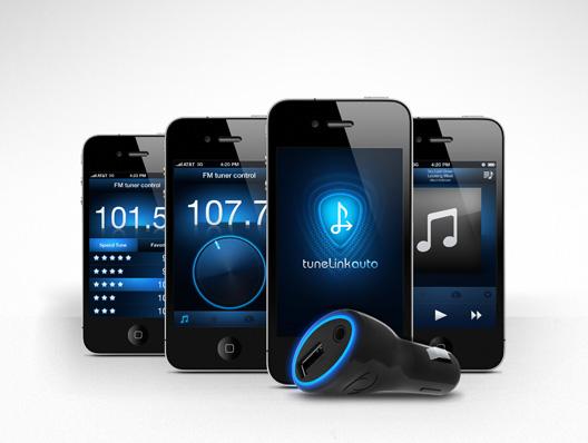 Actual product image TuneLink Auto for iPhone, Bluetooth FM transmitter