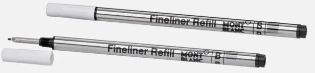 Produktbild Montblanc Minen Finliner B 128247 mystery black 2 Stück (Ersatzmine, Schwarz, 0.60 mm)