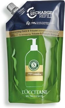 L'Occitane Aroma Force & Vol Eco Recharge Shampoo (500 ml, Flüssiges Shampoo)